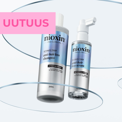 Uutuus Bloomilla: Nioxin Anti-Hairloss &ndash; v&auml;hemm&auml;n hiustenl&auml;ht&ouml;&auml;, vahvemmat ja paksummat hiukset.