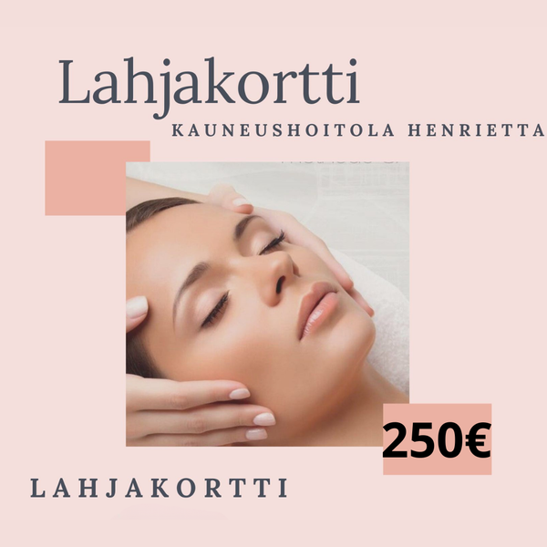 SALONKI HENRIETTA LAHJAKORTTI 250&euro;
