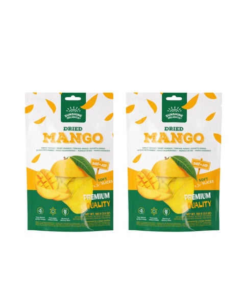 Sunshine Delights 100g kuivattu mango DUO x 2
