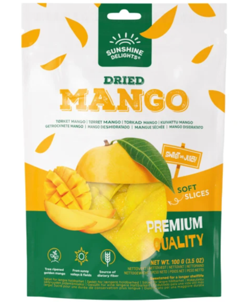 Sunshine Delights 100g kuivattu mango
