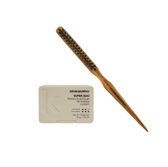 KM | Detailing.brush &  Super.goo -hiusvaha 30g