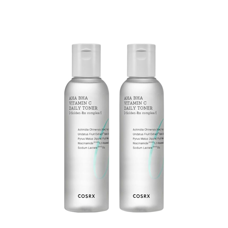 COSRX | Refresh AHA BHA Vitamin C Daily Toner 150ml DUO x 2