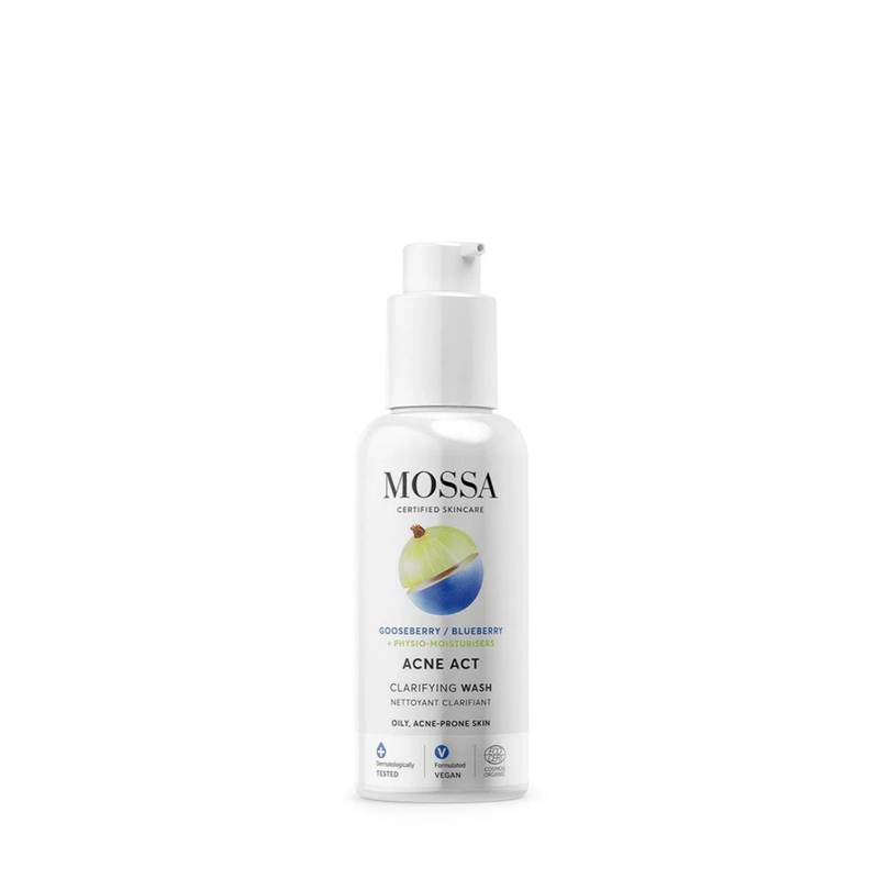 Mossa | Acne Act Clarifying Wash -geelipuhdistus 140ml