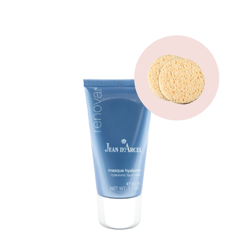 Jean D'arcel | Hyaluronic Face Mask 50ml & Kasvosienet 2kpl